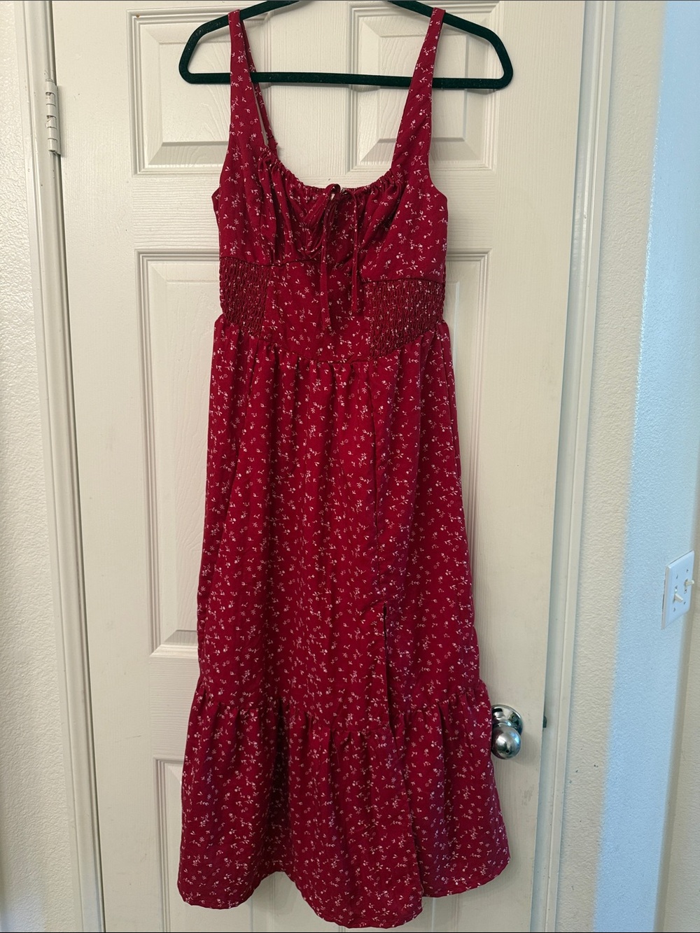 Floral Smocked Corset Dress